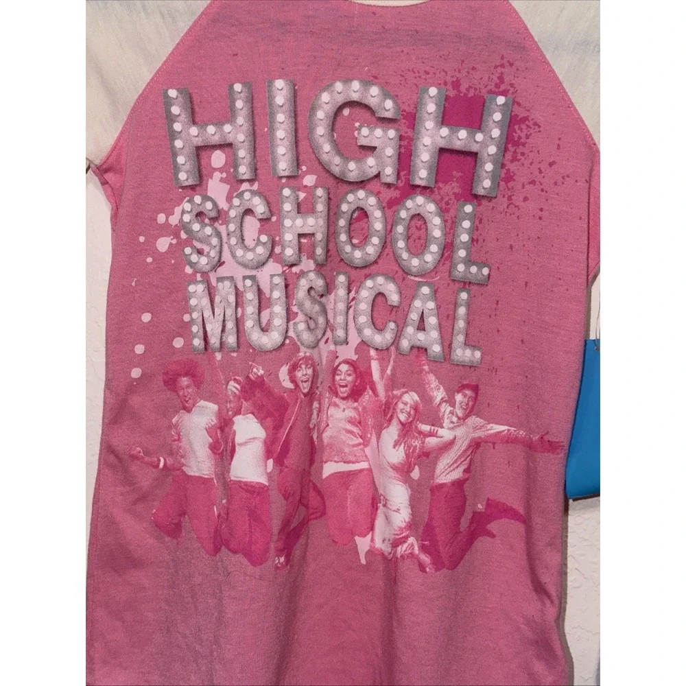 Disney High School Musical Youth Girls Size Small Vintage Y2K Teen Movie Graphic